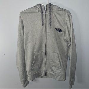 The North face grey outdoors S hoodie sweatshirt